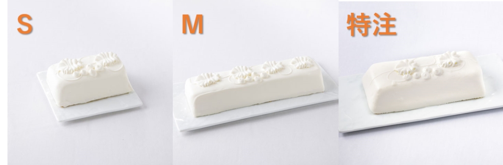 トップスチーズケーキサイズ一覧