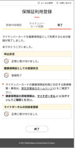 マイナンバーカード健康保険証紐付け