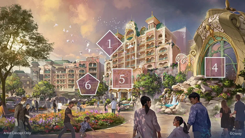 東京ディズニーシー　ファンタジースプリングスホテル　完成予想図①