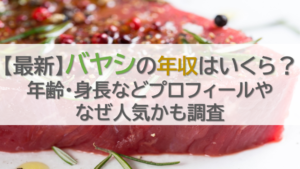 【最新】バヤシの年収はいくら？年齢・身長などプロフィールやなぜ人気かも調査
